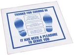 John Dow Fm-3-h Plastic Disposable Floor Mat (roll/500). Fixed Price $74.20.