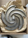 New Goulds 5 Vane Pump Impeller 0b10009-1203, 316ss. Fixed Price $275.00.