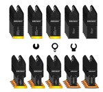50pcs Titanium Oscillating Tool Blades, Curved Edge Saw Blades For M. Fixed Price $40.36.