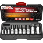 Epauto 10-piece Xzn Triple Square- 10 Pieces, Black/stainless Steel. Fixed Price $32.99.