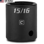 Capri Tools Cp55060 15/16" Shallow Impact Socket 1/2" Drive 6 Point Sae. Fixed Price $10.88.