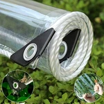 Clear Tarp 3x6ft, Tarps With Grommets, 14 Mil 3 X 6 Ft, Transparent. Fixed Price $13.03.