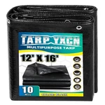 Black Tarp 12x16 Feet, 10 Mil Thick Waterproof Poly Tarps Cover Uv Resistant,.... Fixed Price $38.73.