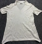 Babaton Shirt Womens Small Collared Short Sleeve Knit Pullover Rayon Blend Top. Fixed Price $14.24.