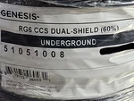 Honeywell Genesis 5105 Rg-6/u Catv Coaxial Cable Underground Wet Uv Black /100ft. Fixed Price $34.99.
