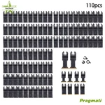 110 Pcs Multitool Oscillating Tool Blade Universal Titanium Saw Blades. Fixed Price $44.52.