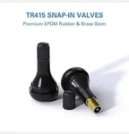 Ascot Tr415 Tubeless Rubber Snapin Tire Valve Stem 100pcs/bag Black. Fixed Price $39.99.