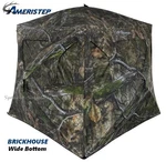 Ameristep Brickhouse Wide Bottom Hub Blind 3-man 10-window Mossy Oak Camo. Fixed Price $203.95.