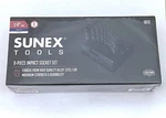 Sunex 9pc 1/4" Metric 6pt Point Deep Impact Sockets Set Tools Drive Mm 1812. Fixed Price $41.95.