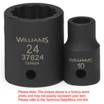 24mm 12pt Shallow Impact Supertorque Socket 1/2"drive Black Industrial. Fixed Price $7.53.
