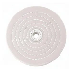 Junlixn 6" 70 Ply Cotton Buffing Wheels - 5/8'' Arbor Hole White. Fixed Price $13.18.