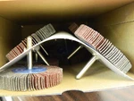 Pferd 3" X 1/2" Mounted Flap Wheel Qty 10 Aluminum Oxide 60 Grit. Fixed Price $27.50.