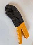 Amp Ratcheting Crimping Terminal Pliers Usa Yellow Handle Electrician Crimper. Fixed Price $39.99.