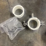 2 Hexagonal Tube Hanger T304 W/pvc Inserts, 3/8 Coupling Collar (qty2). Fixed Price $29.99.