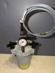 Nordson Efd 615dt 1l Cast Aluminum Fluid Pressure Reservoir Tank W/ Regulator. Fixed Price $199.99.