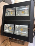 New Eaton Lumark Night Falcon Large Quad Led Flood Light Fixture Trunnion Mount. Fixed Price $999.95.