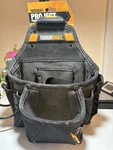Toughbuilt Tb-ct-24 Project Pouch Hammer Loop Cliptech Tool Belt Used. Fixed Price $16.99.