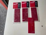 Brand New Hilti Pma 51 Laser Target Plate Kit 3 Pack Inch Measure Level. Fixed Price $35.00.