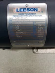 Leeson Dc Motor, 1 Hp, 3000 Rpm, 0-120 Vdc, Tenv, 56cz, Shaft Diameter- 5/8". Fixed Price $139.95.