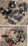 Lot Of 13 Locking Tarp Clips And 17 Bungee Cords Black Red Homax 5304. Fixed Price $13.00.