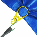 Accusharp Super Snaps Tarp Clips For Outdoor Camping, Tent, 15-pack, Yellow. Fixed Price $24.64.