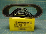 (qty: 9) Klingspor 321220x03002103 Silicon Carbide Belt 220 Grit 3" W X 21" L #3. Fixed Price $75.99.